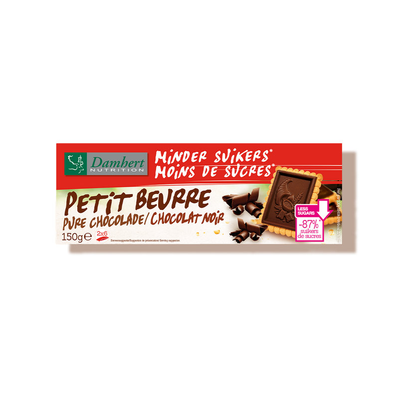 Petits-beurre au chocolat noir damhert