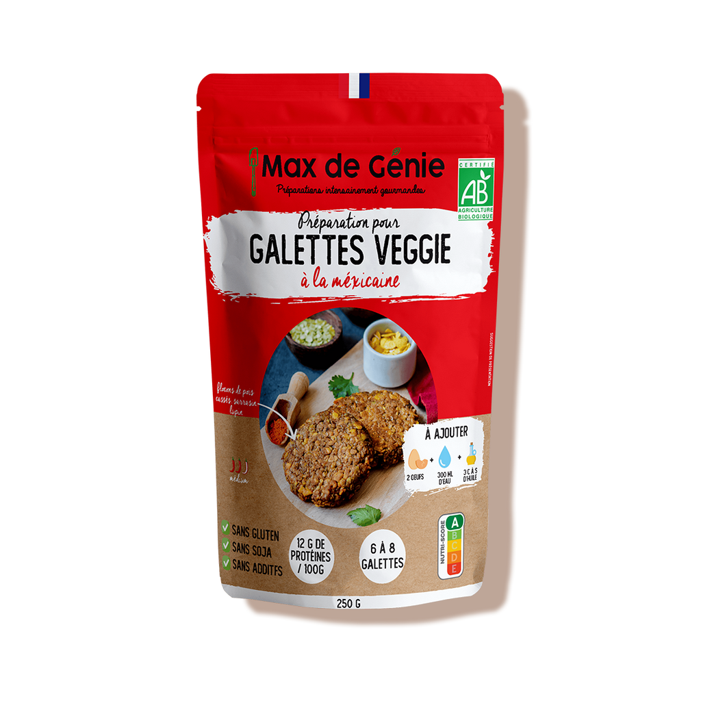 Préparation bio pour galettes veggie mexicaine