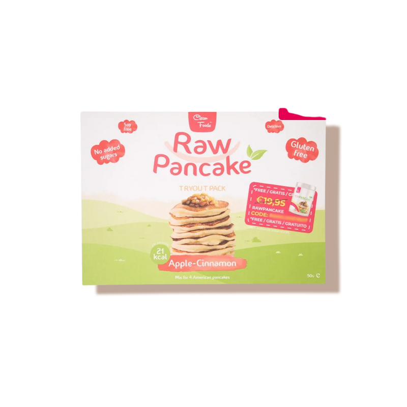 Préparation pancakes pomme cannelle - Clean foods