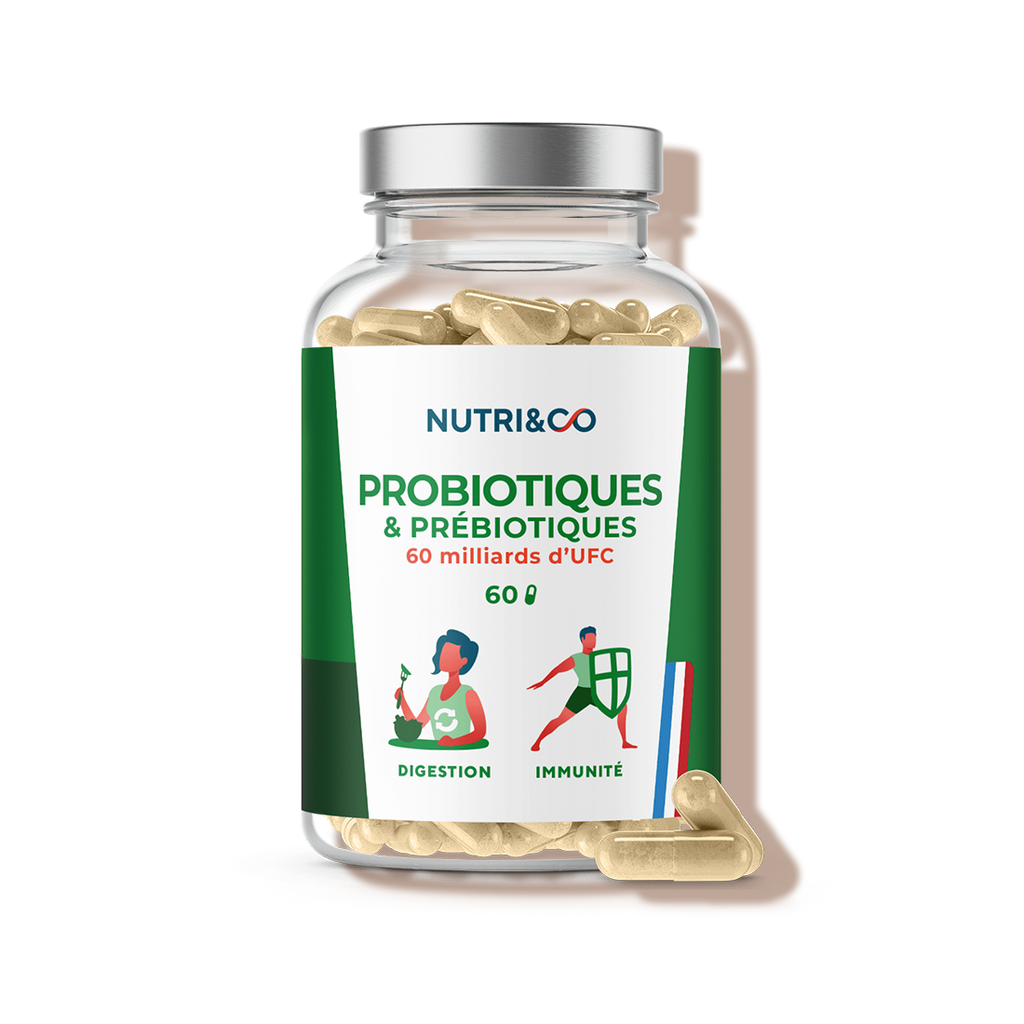 Probiotiques + Prébiotiques 60 gélules