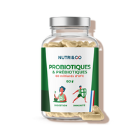 Probiotiques + Prébiotiques 60 gélules