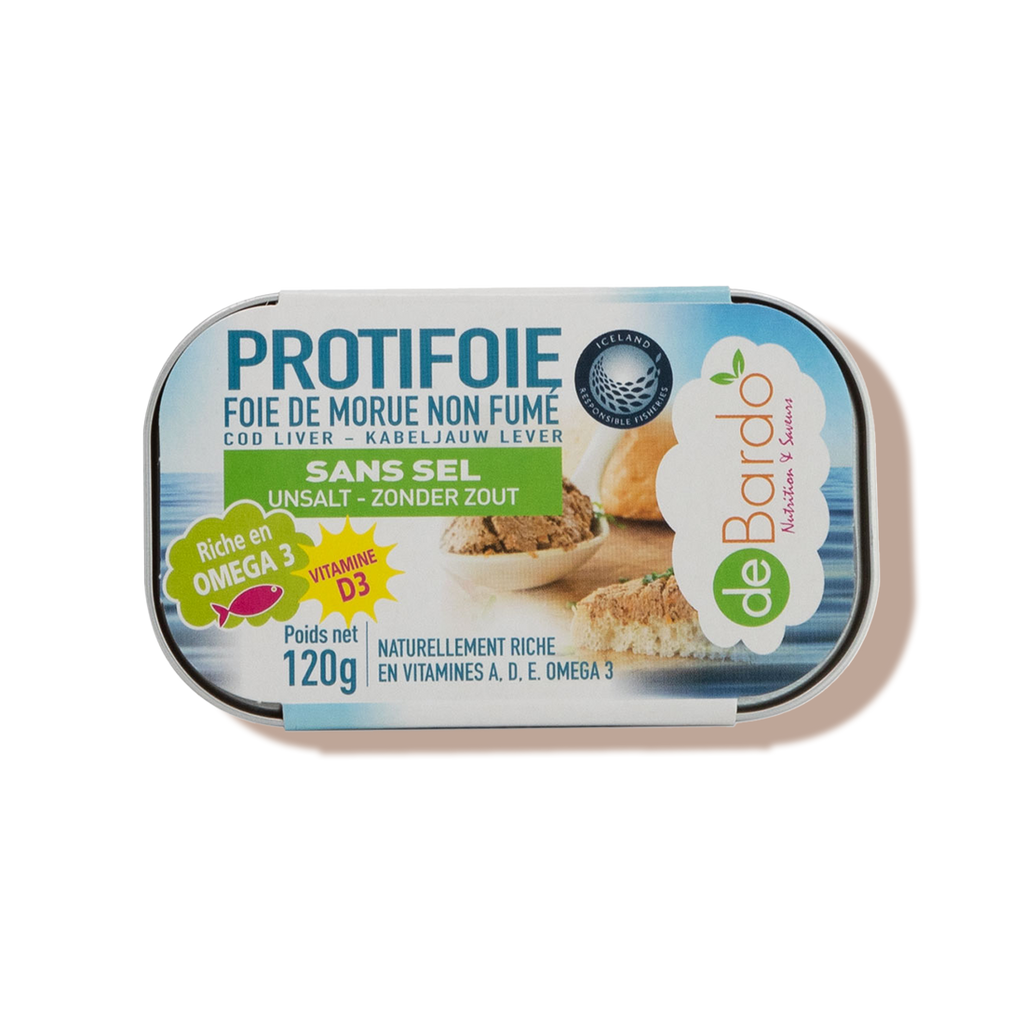 Foie de morue sans sel