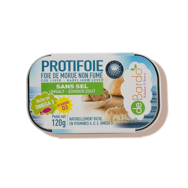 Foie de morue sans sel