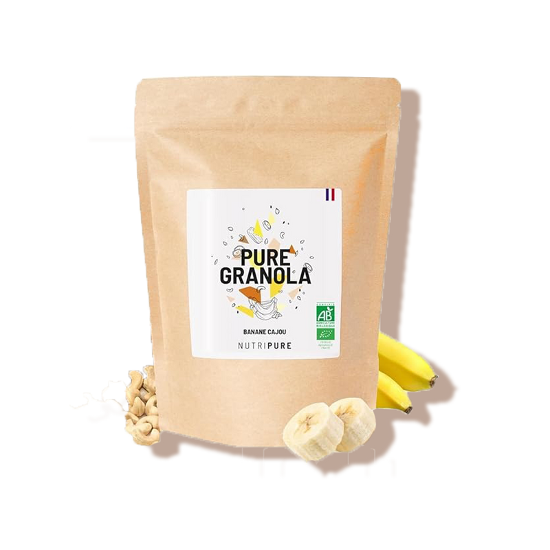 Pure granola banane cajou