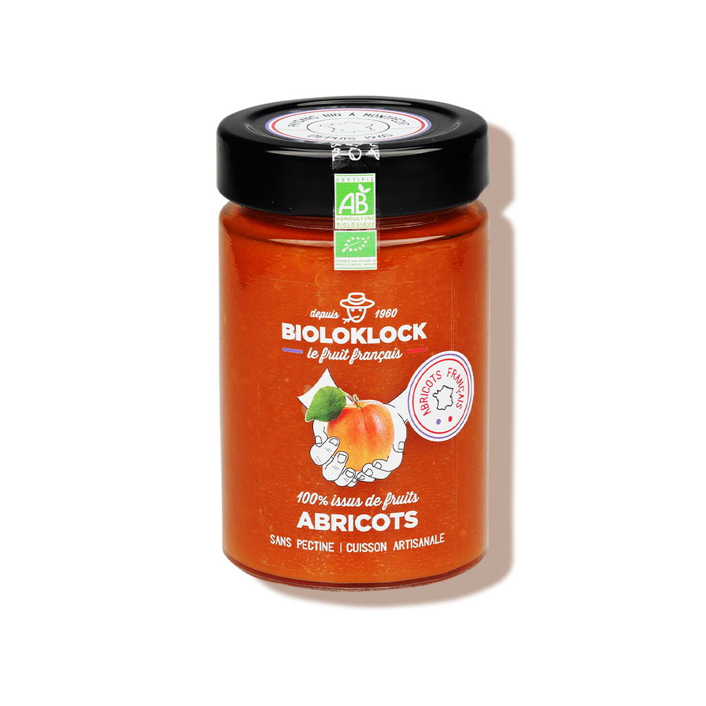 Confiture d'abricots 100% issue de fruits