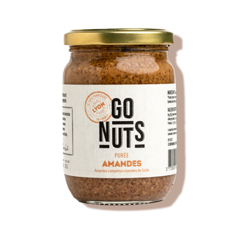 Purée d'amandes complètes toastées bio - Go nuts