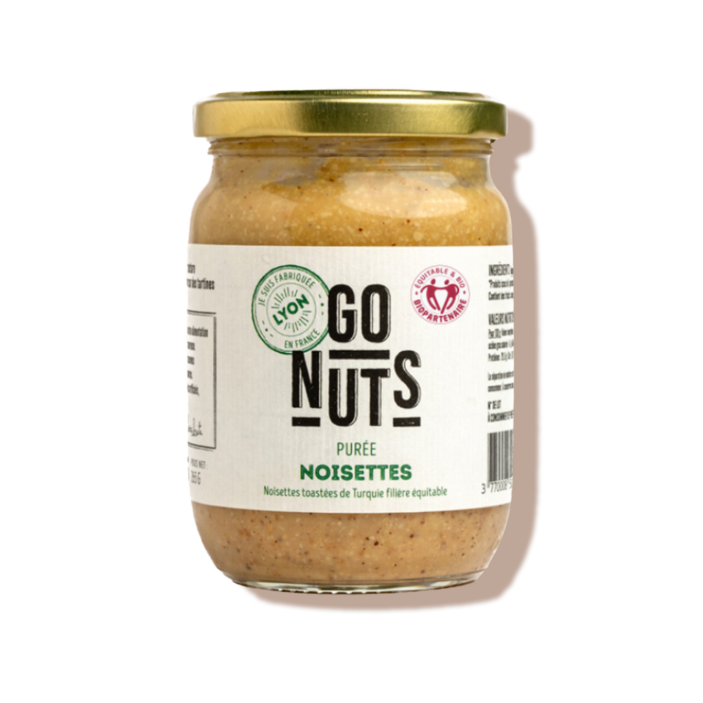 Purée de noisettes toastées bio - Go nuts