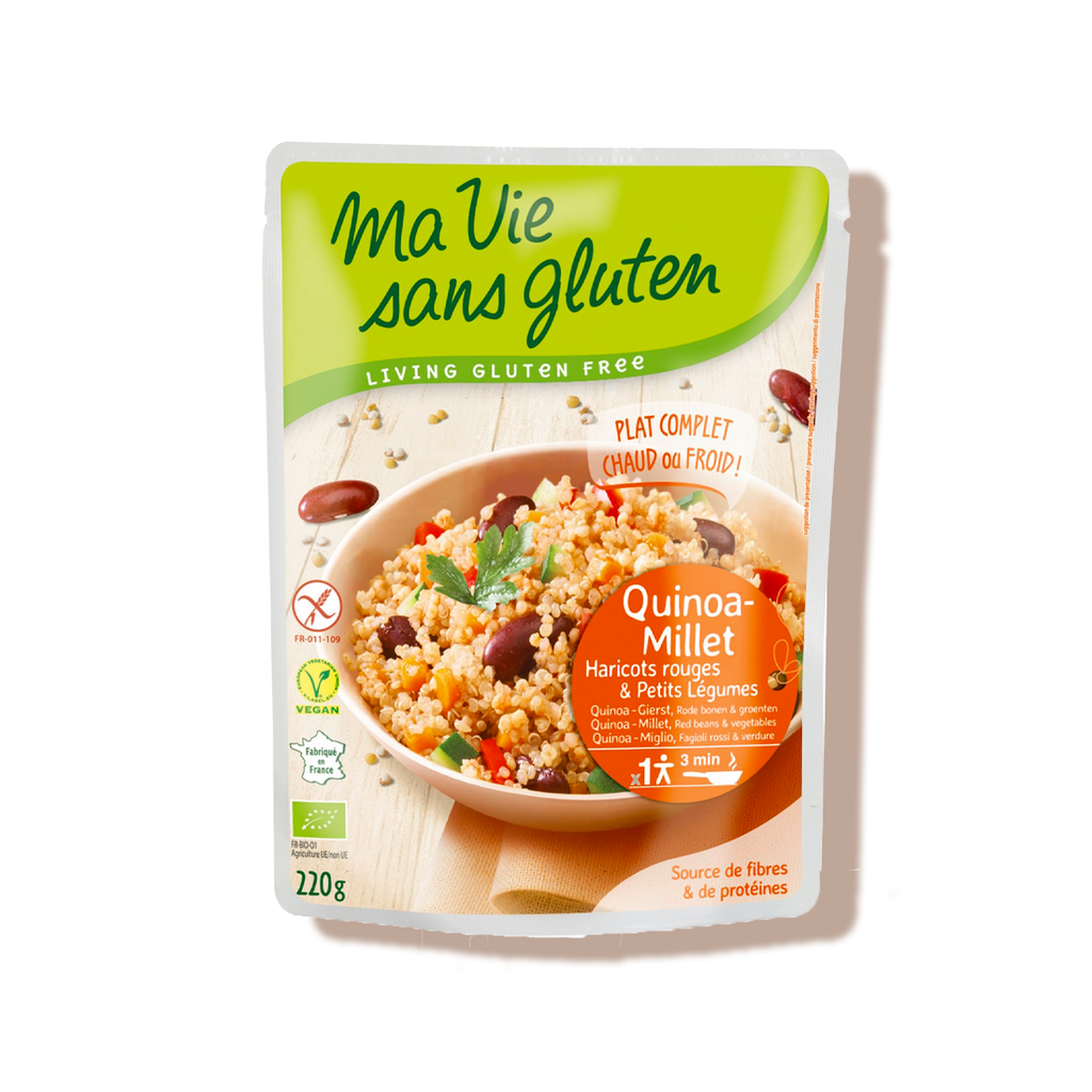 Repas quinoa millet aux légumes