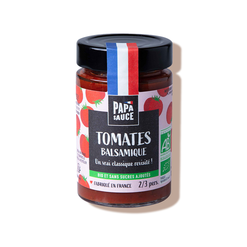 Sauce tomates et balsamique bio