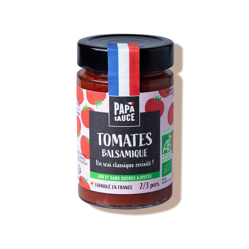 Sauce tomates et balsamique bio