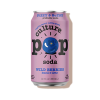 Soda probiotique pétillant Myrtilles & citron vert - Pop Culture