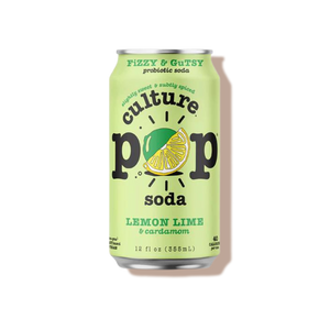 Soda probiotique pétillant citron - Culture pop