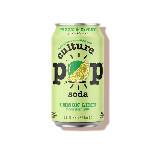 Soda probiotique pétillant citron - Culture pop