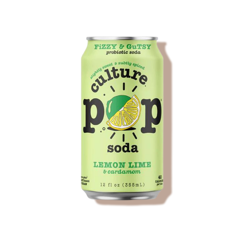 Soda probiotique pétillant citron - Culture pop