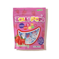 Sucettes Zollipops à la fraise