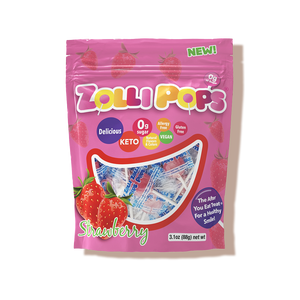 Sucettes Zollipops à la fraise