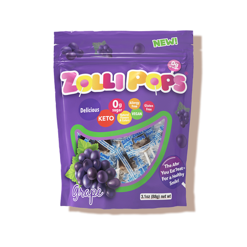 Sucettes Zollipops au raisin