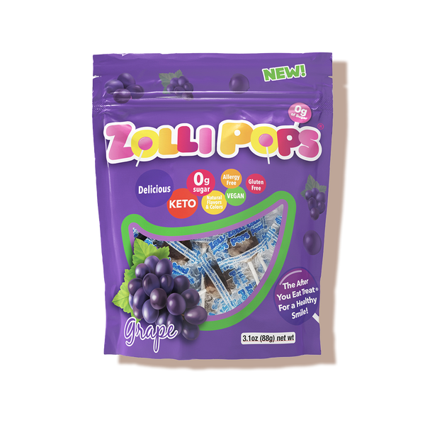 Sucettes Zollipops au raisin