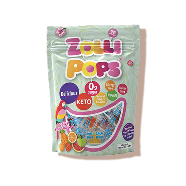 Sucettes Zollipops saveur tropicale