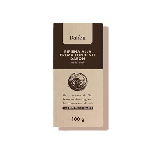 Tablette de chocolat noir fourrée - Dabon