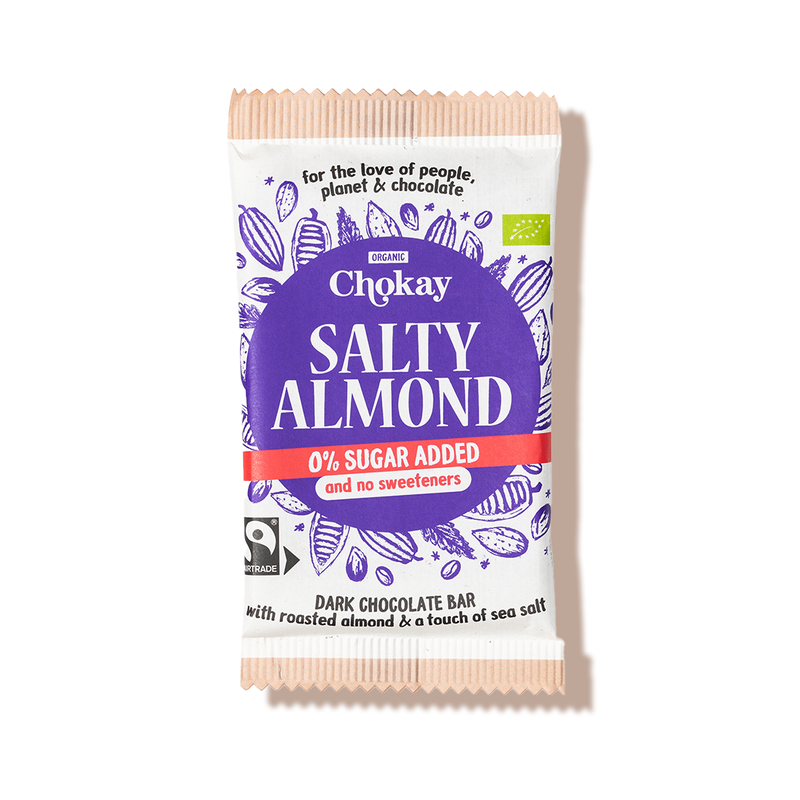 Chocolat noir et amandes salées bio - Chokay