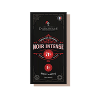 Tablette réduite en sucre chocolat noir 71%