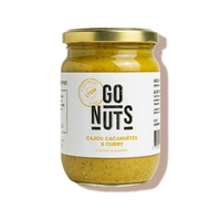 Tartinable cacahuètes cajou et curry bio - Go nuts