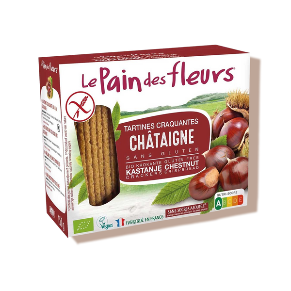 Tartines craquantes à la châtaigne bio