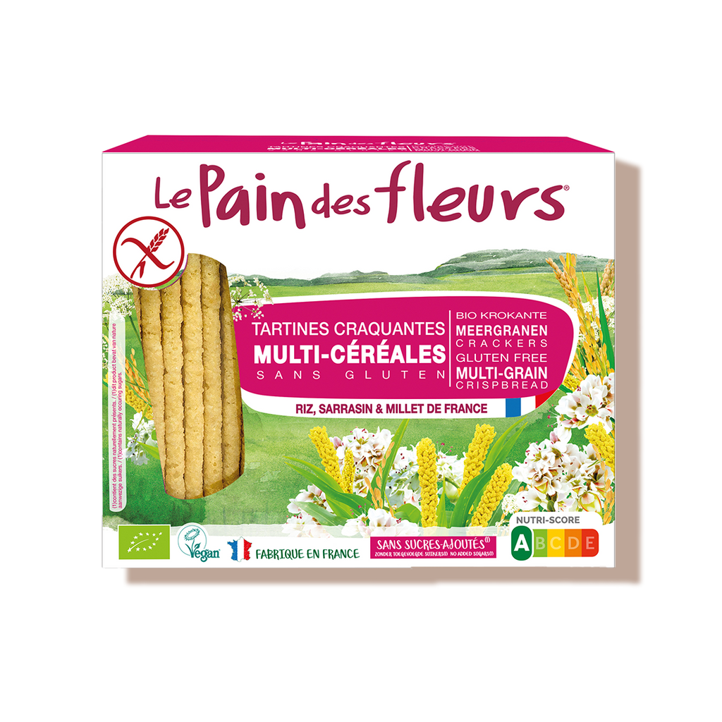 Tartines craquantes multi-céréales bio