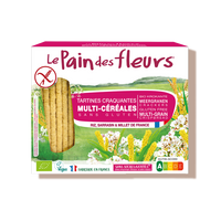 Tartines craquantes multi-céréales bio