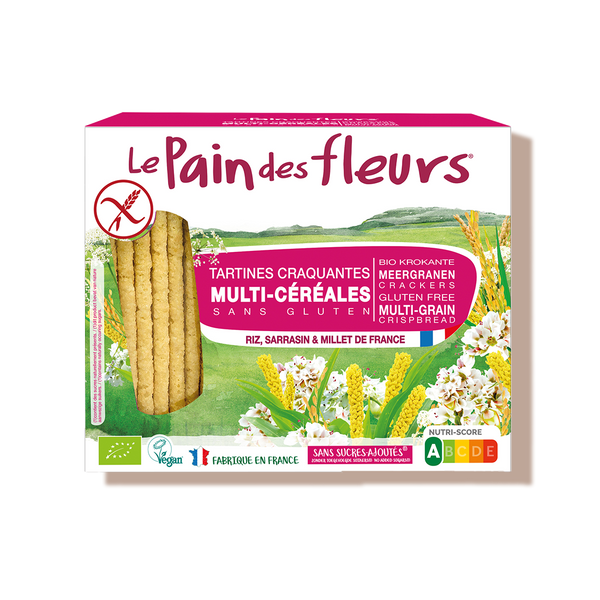 Tartines craquantes multi-céréales bio