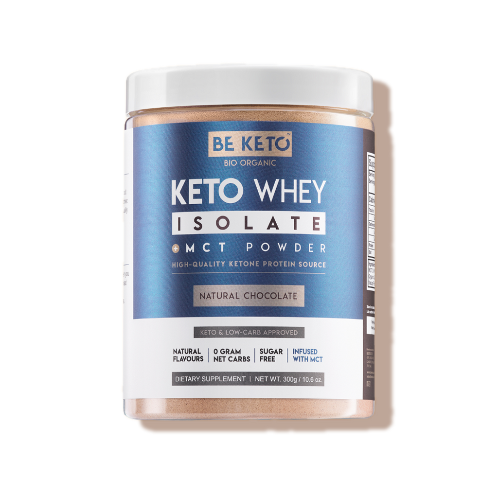 Whey isolate + poudre de MCT chocolat