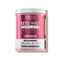 Whey isolate + poudre de MCT framboise