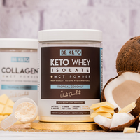 Keto Whey Isolate MCT Noix de coco et chocolat blanc