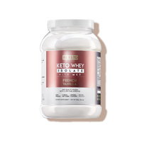 Whey isolate + poudre de MCT vanille