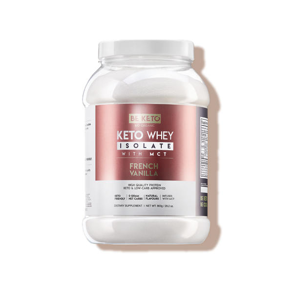 Whey isolate + poudre de MCT vanille