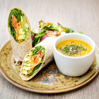 Assiette de wrap Bocado